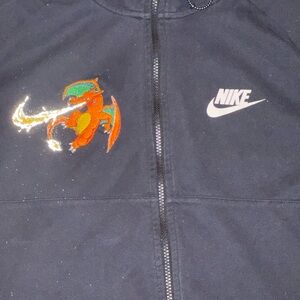 Nike Black Jacket with Charizard Design